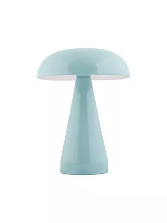 LEITMOTIV | LED Tischlampe 15,5x20,56cm Ochre Yellow | hellblau